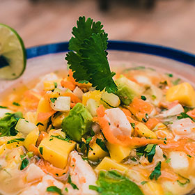 Ceviche de mango